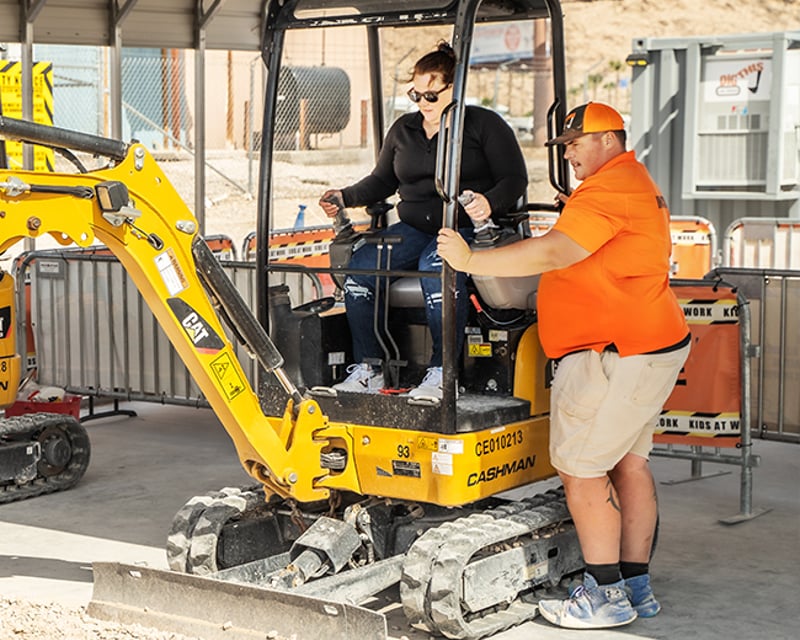 1-Ton Excavator Experience for Kids & Adults in Las Vegas