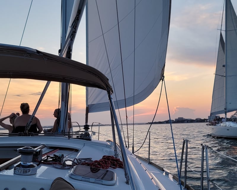 Private Sunset Sailing Charter in Charleston Harbor