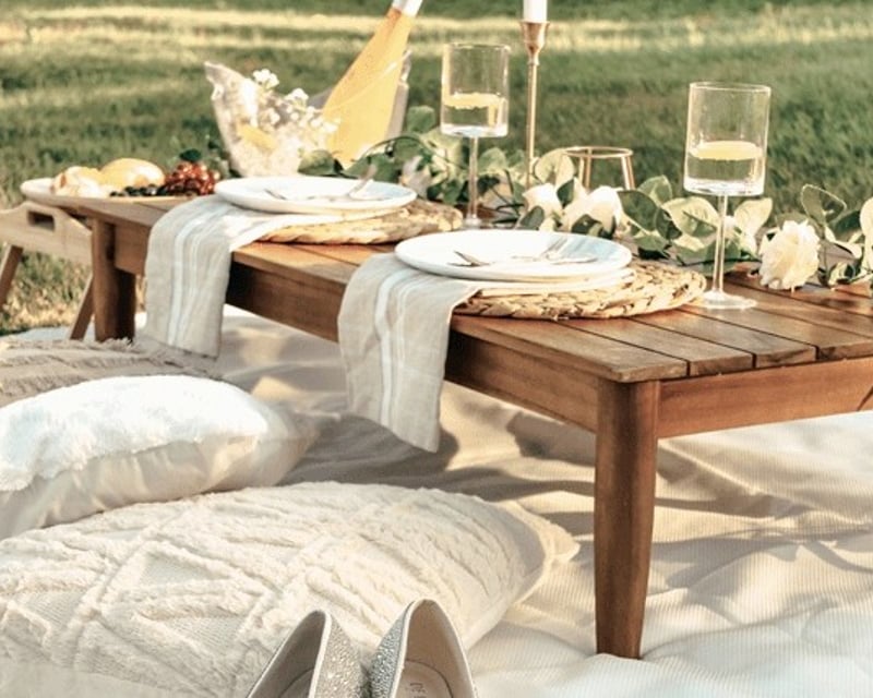 Custom Styled Picnic Setup in Sarasota