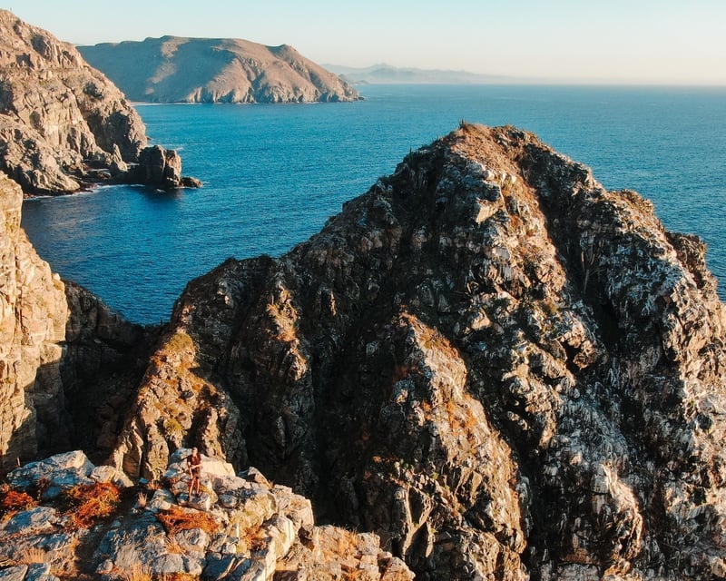 Private Guided Cliff Hike at Punta Lobos, Baja
