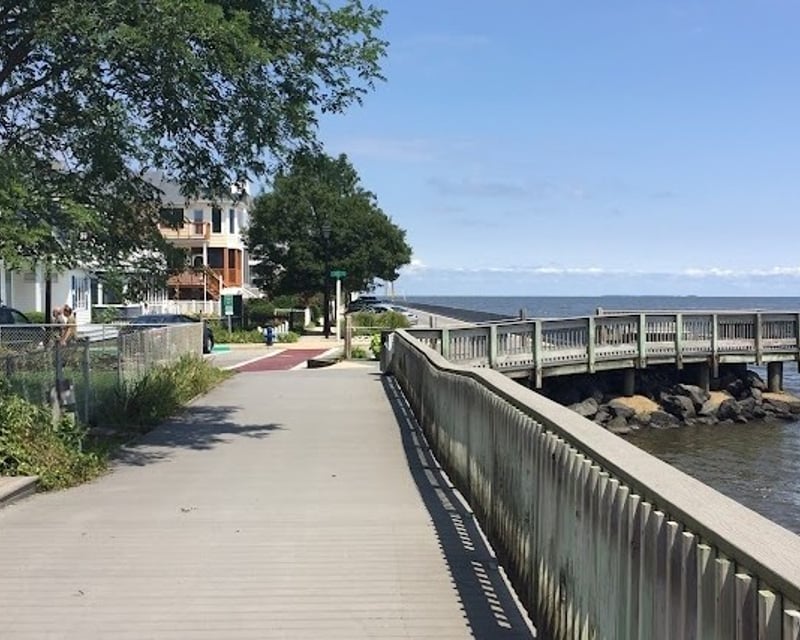 Historic Walking Tour of North Beach, MD Boardwalk & Pier