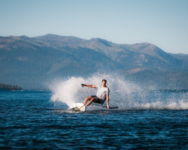 Electric Surfboard Demo Ride on Lake Austin
