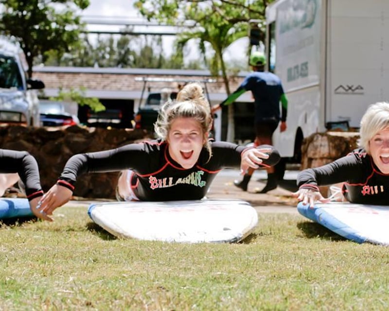 Group Surf Lesson at Kalama Park in Kihei, Maui