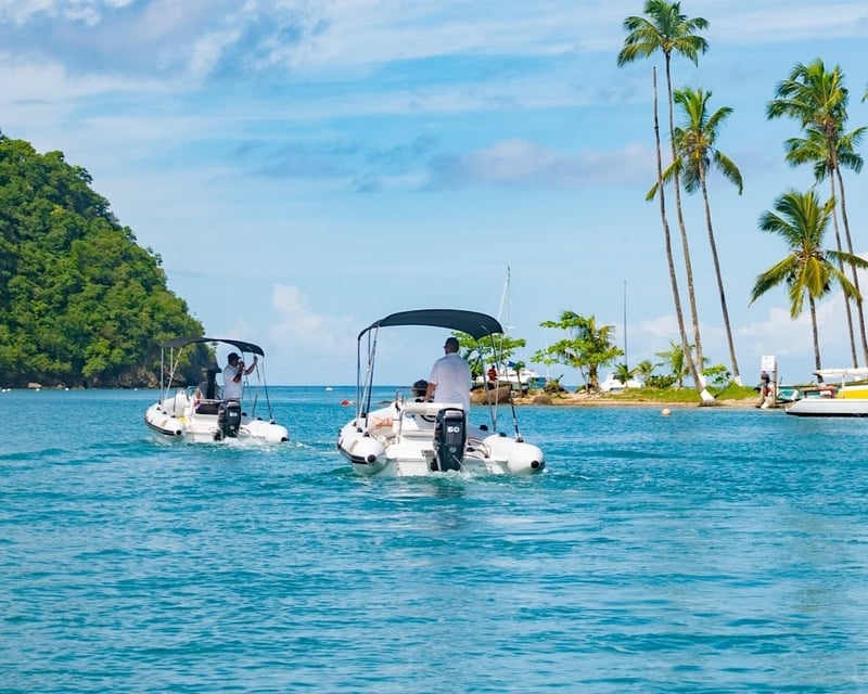 Self-Drive Speedboat & Snorkel Tour in St. Lucia