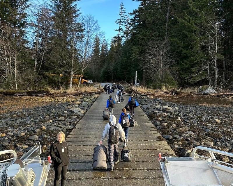 30-Minute Water Taxi to Banana Point From Wrangell