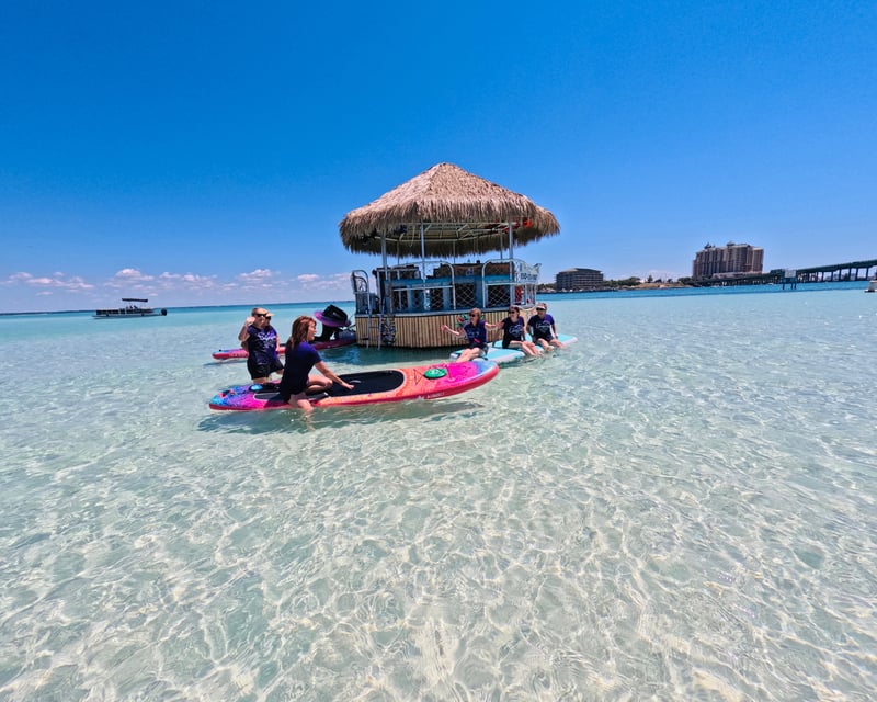 Crab Island 3-Hour Tiki Boat Cruise