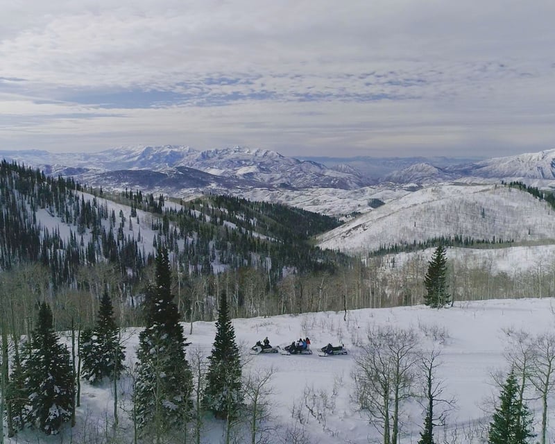 Half-Day Self-Guided Snowmobile Tour at Daniels Summit