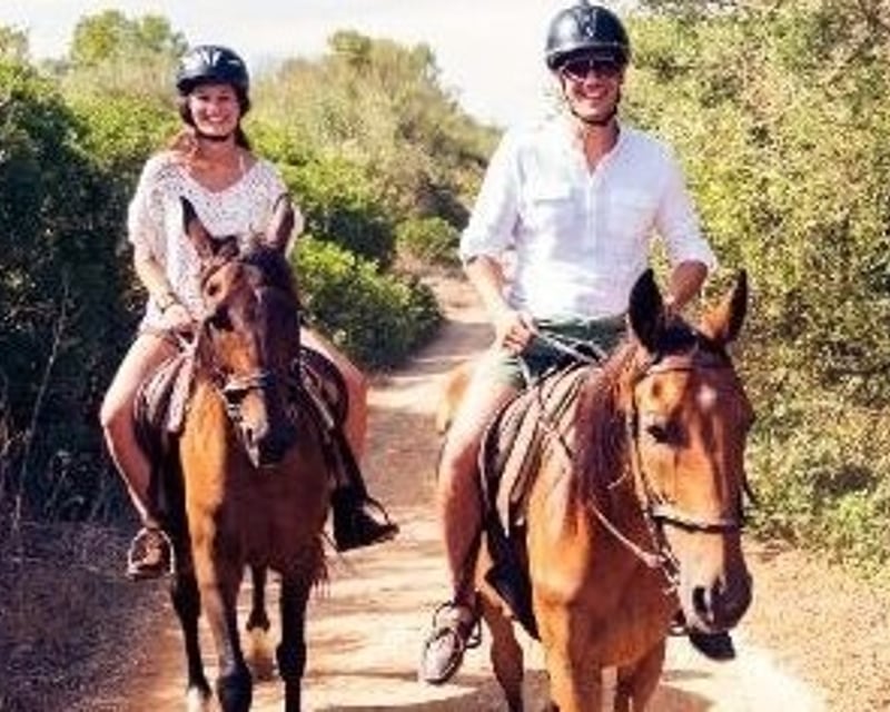 Couples Horseback Ride Along Santa Ynez River