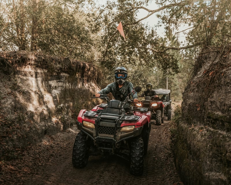 Guided Single Rider ATV Tour on 230 Acres in Clermont