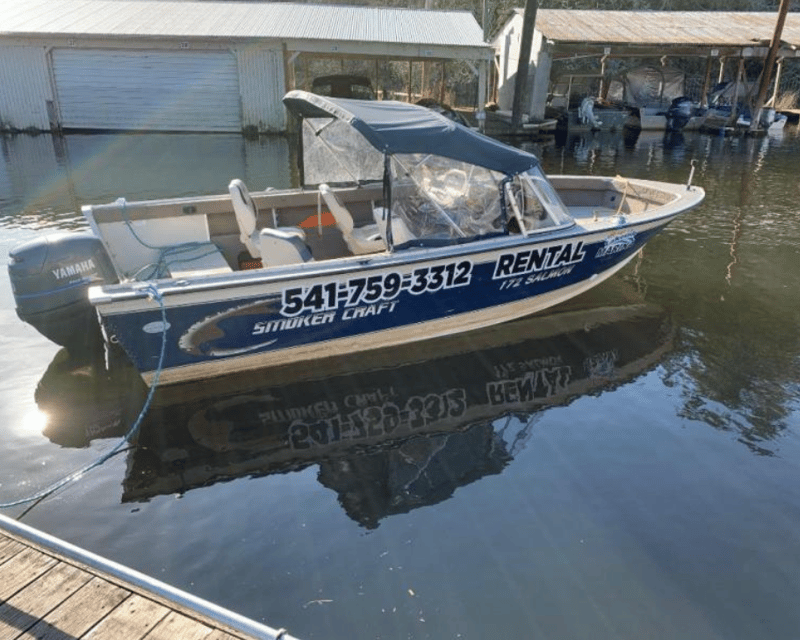 50hp Fishing & Sightseeing Boat Rental in Lakeside, OR