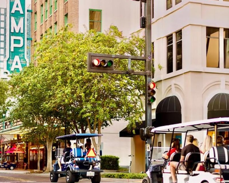 Guided Golf Cart Sightseeing Tour of Tampa & Ybor City
