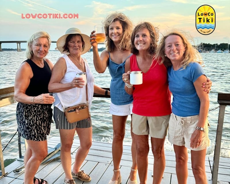 Cruise Beaufort & Port Royal on a 1.5-Hour Tiki Boat