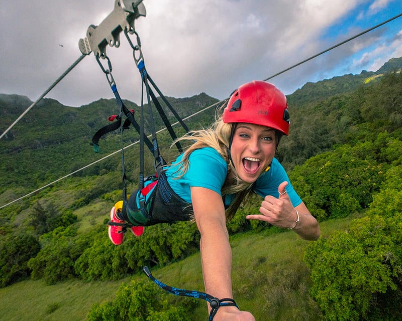 Side-by-Side Superman Zipline Tour in Lihue