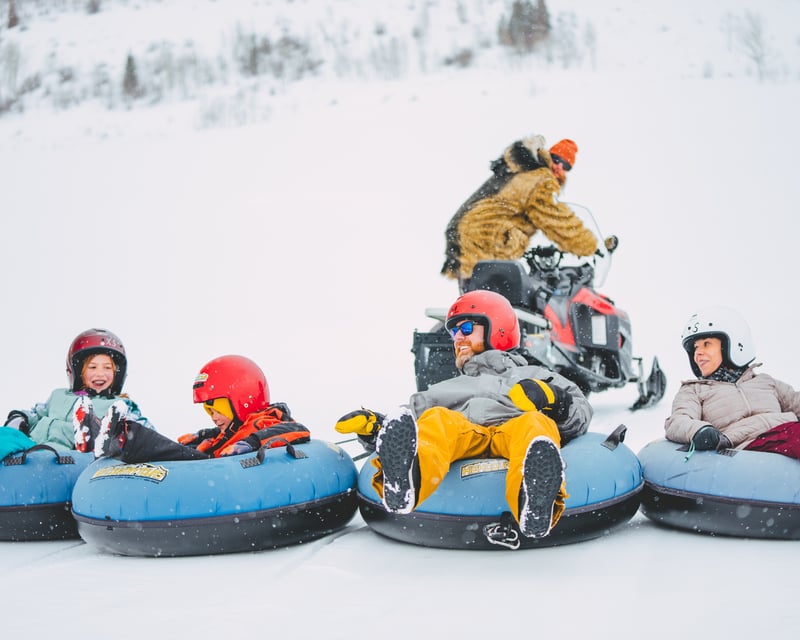 3-Hour Snowmobile Scenic Tour With Snow Tubing