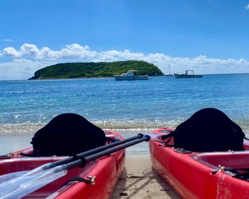 Clear-Bottom Kayak & Snorkel Reef Tour in Vieques
