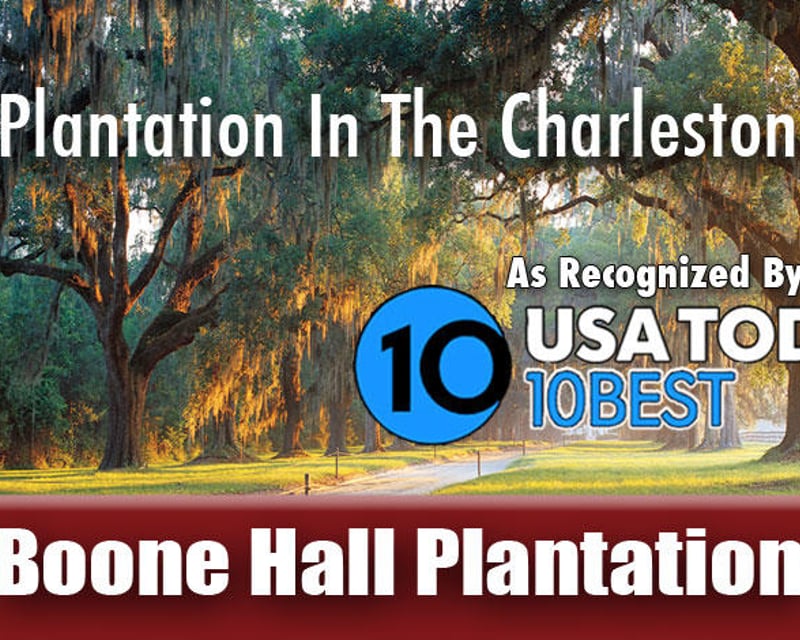 Charleston Harbor Cruise & Boone Hall Plantation Tour
