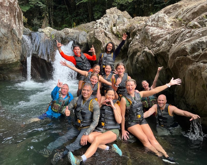 Waterfall & Natural Water Slide Tour in El Yunque