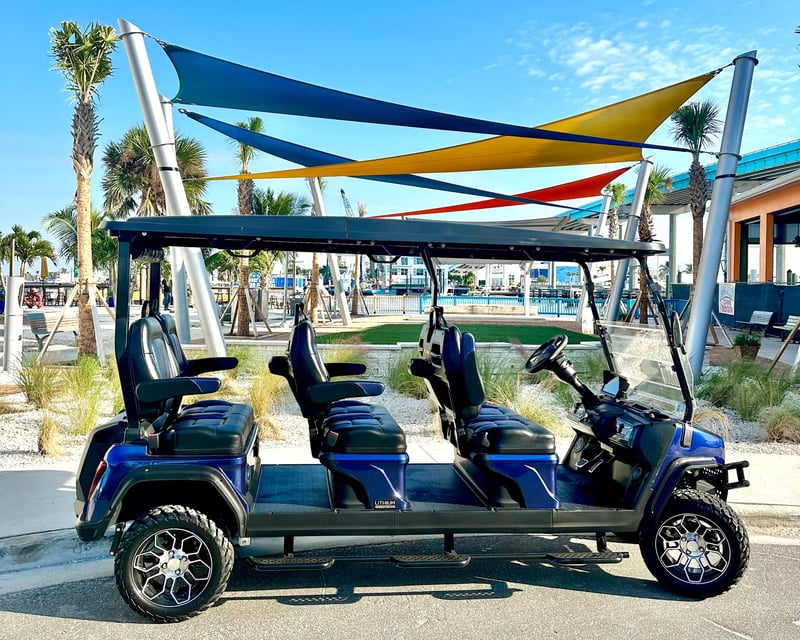 Street-Legal Electric Golf Cart Rental in Fort Myers Beach