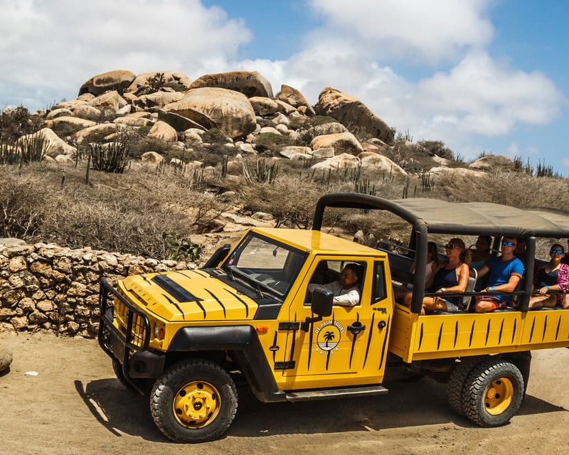 Private Full-Day Aruba Off-Road Tour with Natural Pool