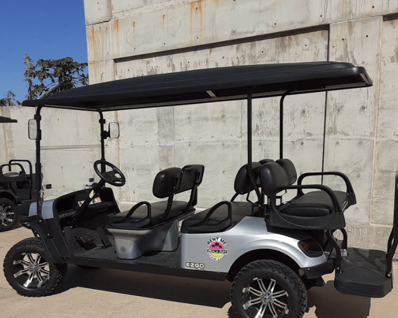 Six-Seater Beach Golf Cart Rental