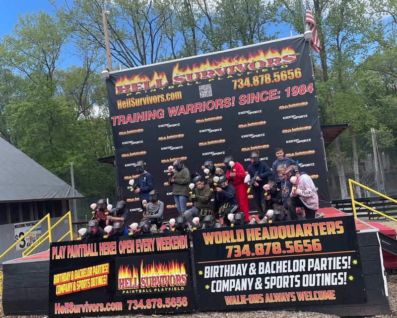 Private Paintball Party in Pinckney