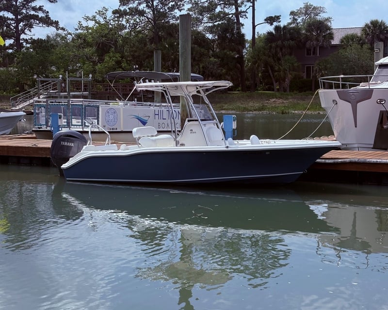 Luxury 22' Pontoon Boat Rental in Hilton Head Island