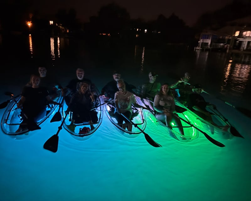 Sunset Glow Clear Kayak Manatee Tour in Crystal River