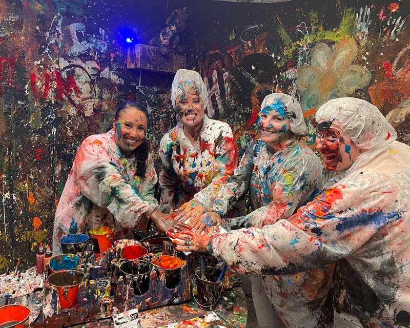 Splatter Paint Session in Houston