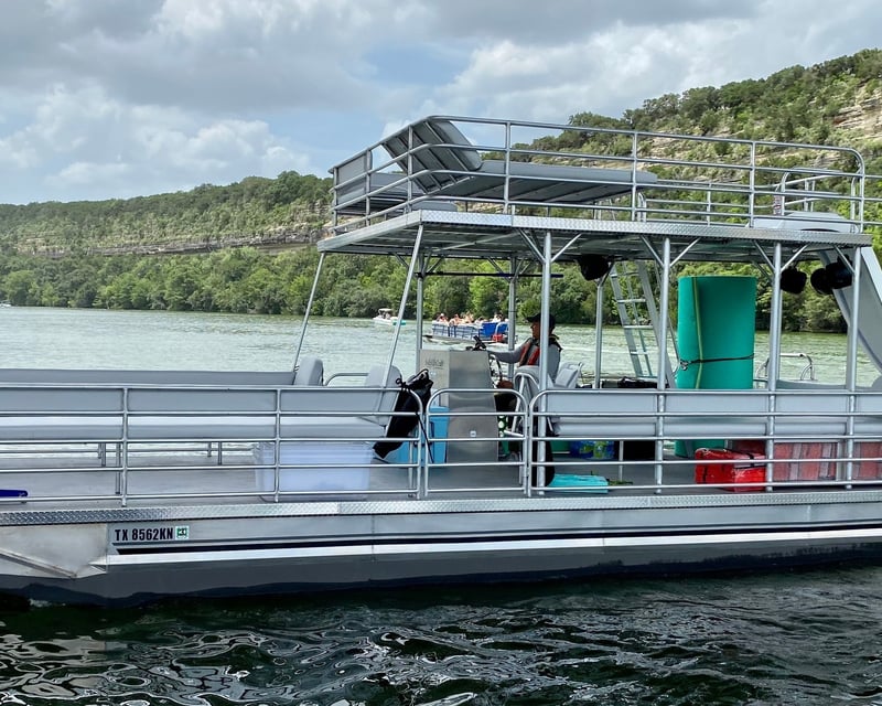Lake Austin Waterslide Boat Charter