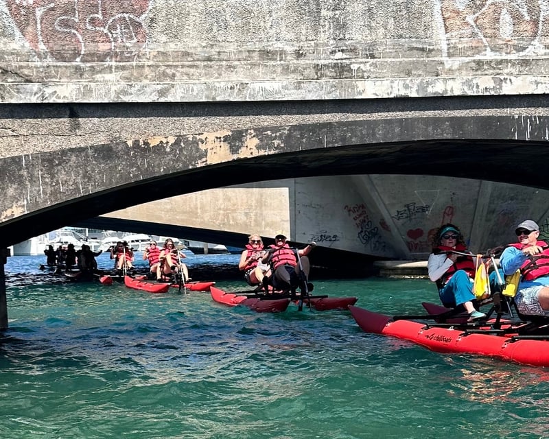 Condado Lagoon Daytime Water Bike Tour in San Juan