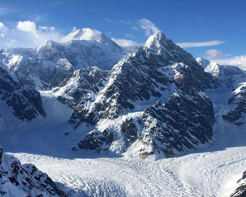 Denali Flightseeing Tour from Girdwood with Talkeetna Stop