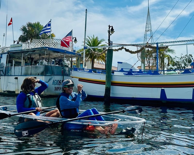 Clear Kayak Tour of Tarpon Springs Sponge Docks