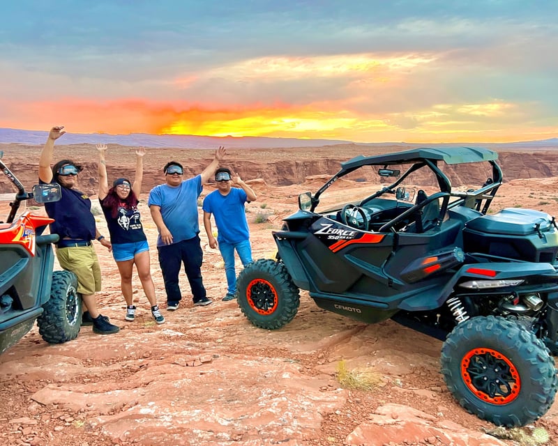 Sunset UTV Tour to Horseshoe Bend from Page