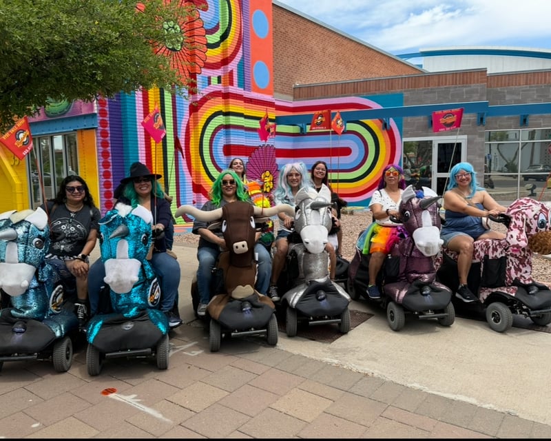 Downtown Mesa Rock Music Night Ride