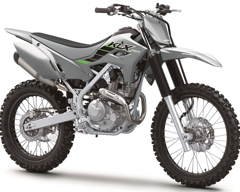 Dirt Bike Rental in Wallace, Idaho on a Kawasaki KLX 230
