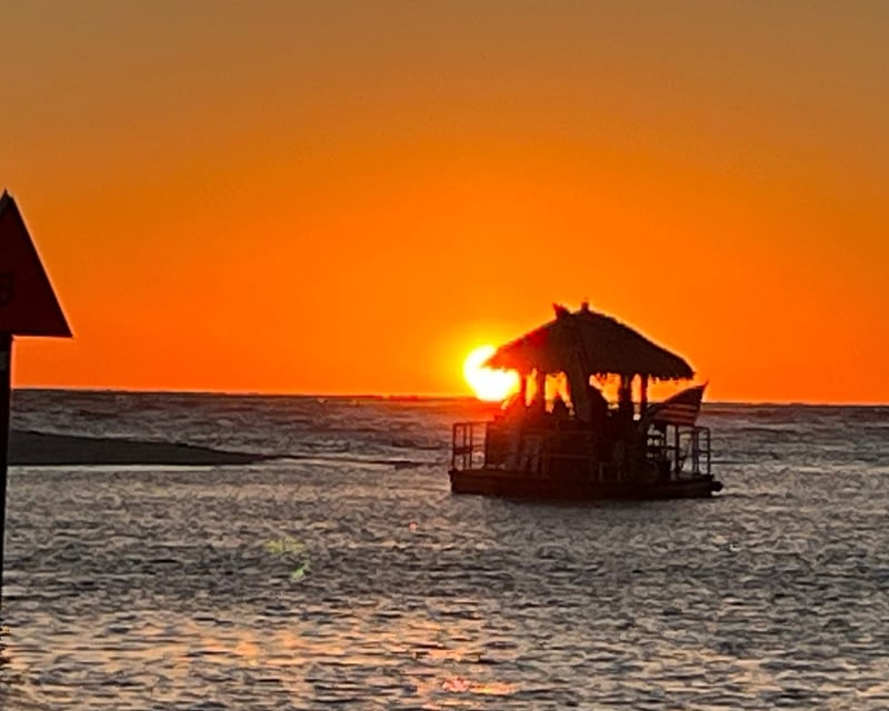 Daytime or Sunset Tiki Boat Cruise in Bonita Springs