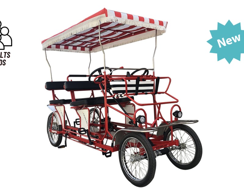 Double Surrey Bike Rental in Redondo Beach