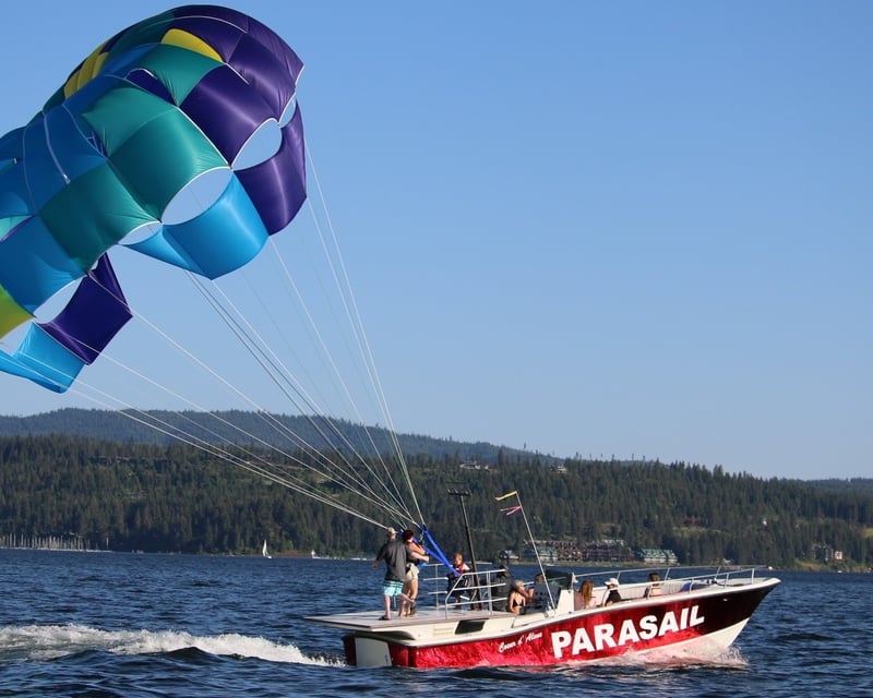 Parasail in Coeur d'Alene 1-Hour Trip