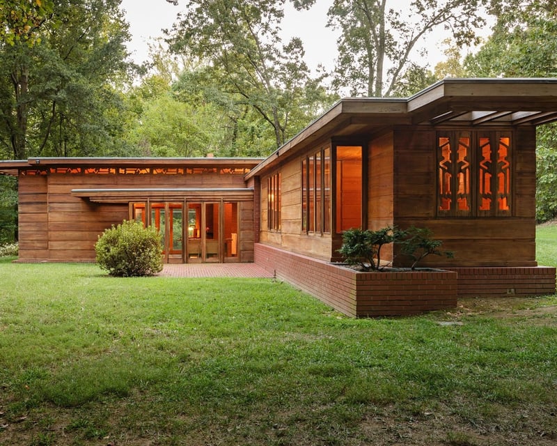 Frank Lloyd Wright Pope-Leighey House Tour in Alexandria