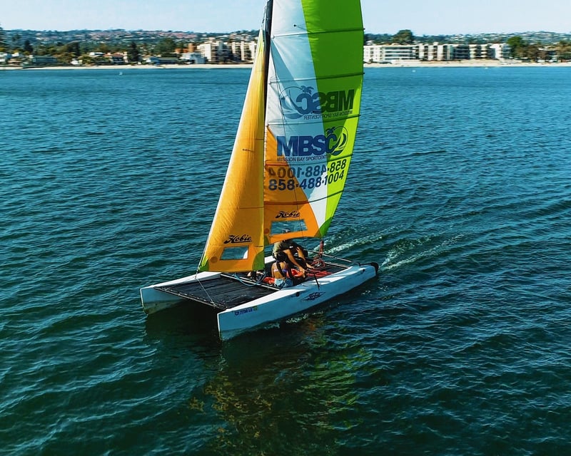 Catamaran Sailing Rental on Mission Bay, San Diego