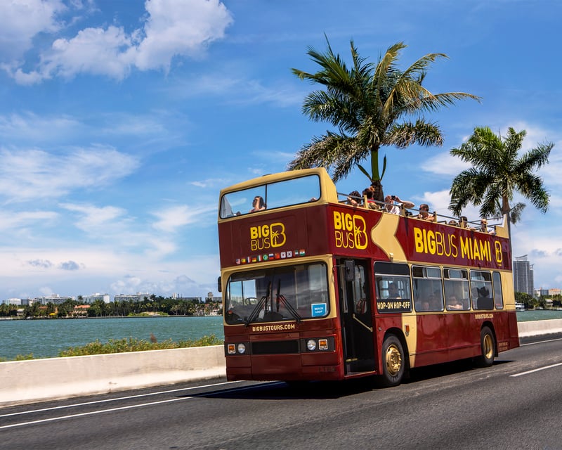 Miami Open-Top Hop-On Hop-Off Bus Tour