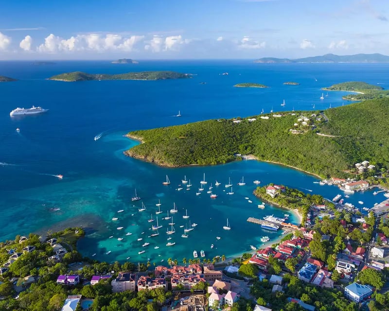 Catamaran Sail & Snorkel to St. John from St. Thomas