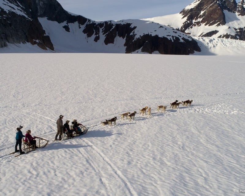 Juneau Helicopter & Dog Sled Tour