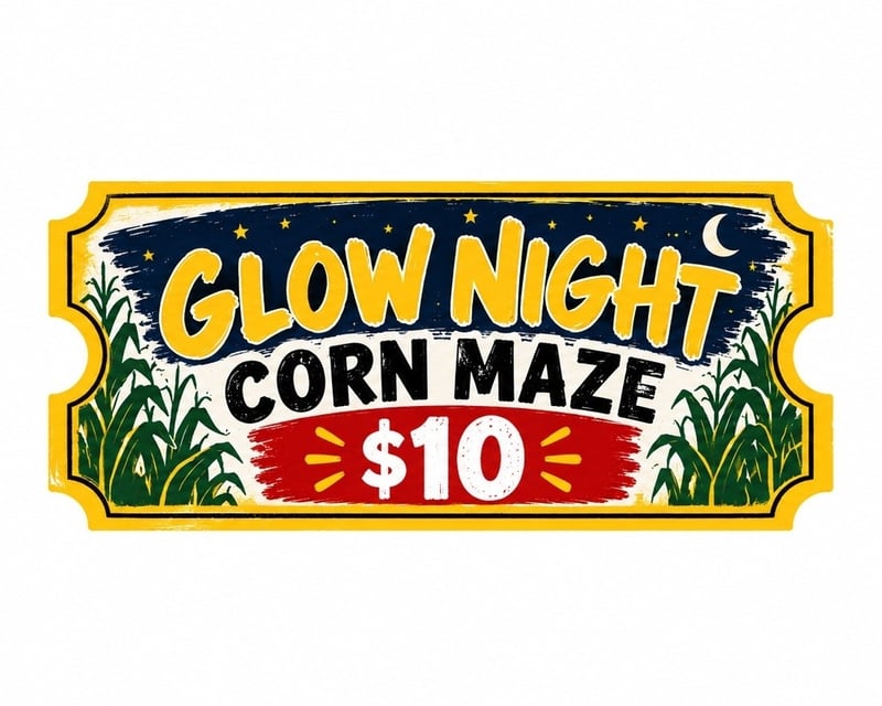 Corn Maze After Dark & Glow Night Pass in Gettysburg