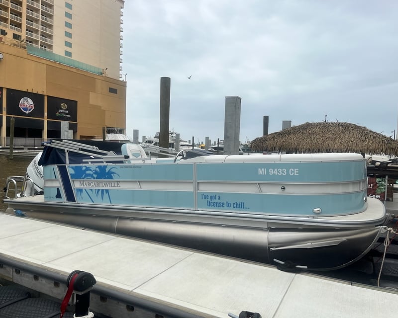 Margaritaville Pontoon Boat Rental in Biloxi