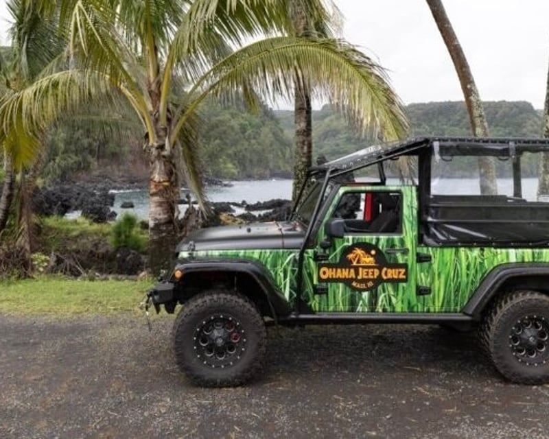 Private Road to Hana Open-Air Safari Jeep Tour from Paia