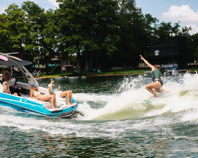 Private Wakesurfing & Watersports Charter on Lake Austin
