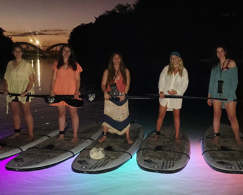 Glow Paddleboard Tour on the Anahulu River in Haleiwa