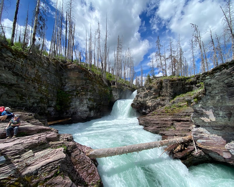 Guided Fire, Water & Ice Hike in Glacier National Park
