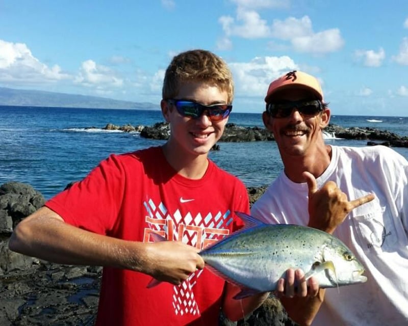 Private Guided Shore Fishing Trip on Maui